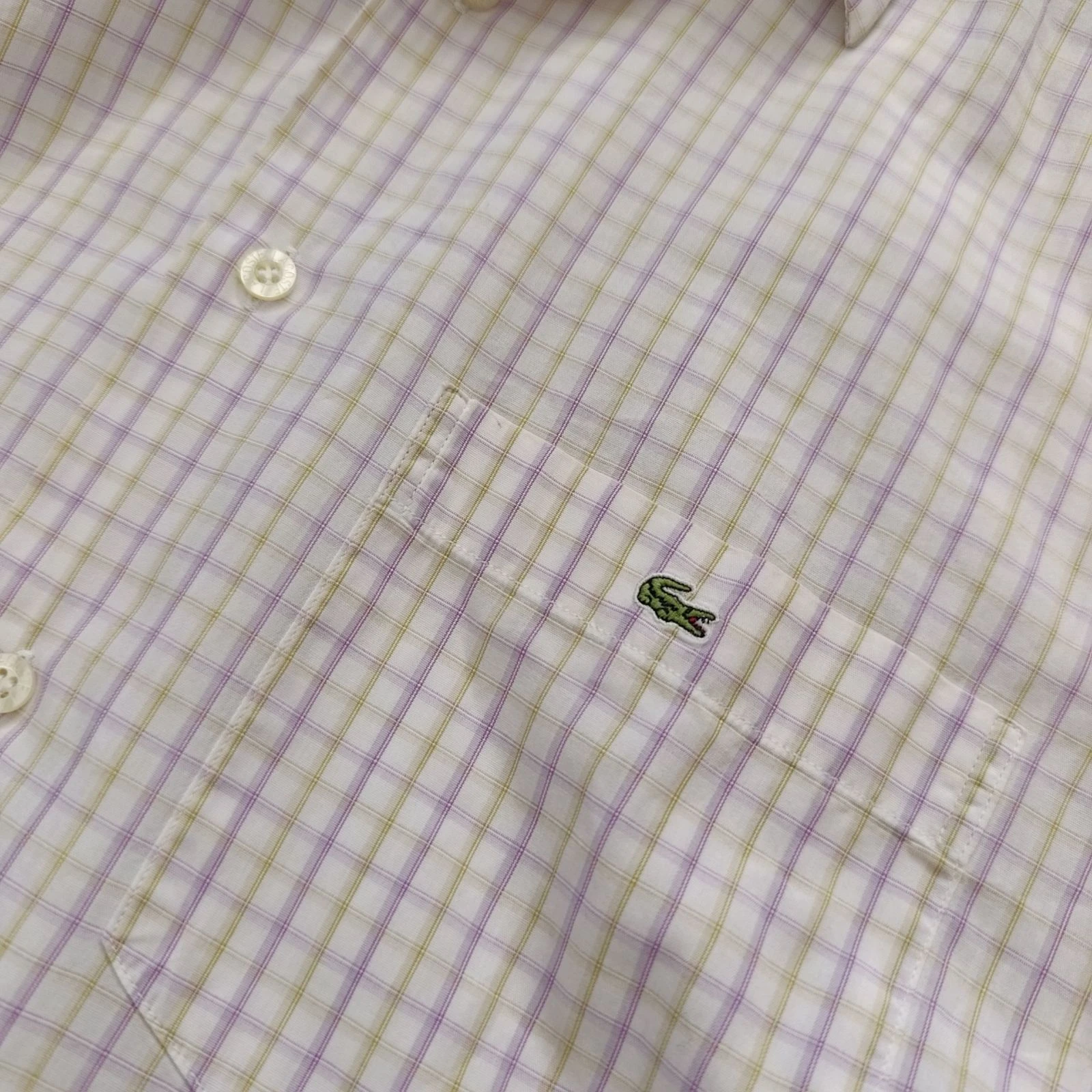 Camisa manga corta Lacoste vintage talla 41  – photo 4